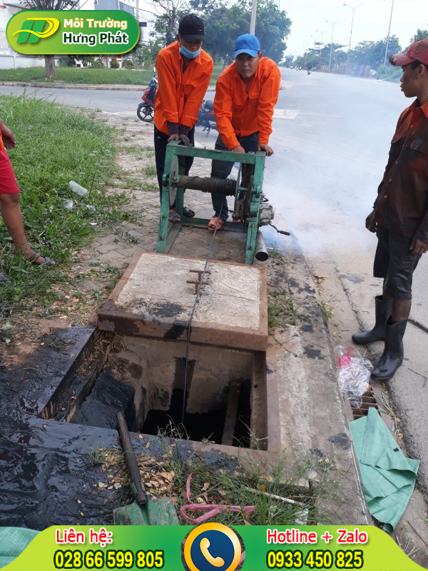 Dịch vụ nạo vét hố ga chuyên nghiệp Hưng Phát