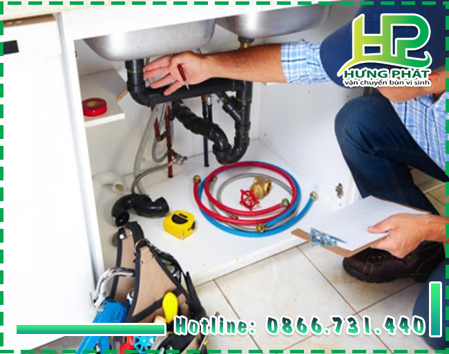 Dịch vụ th&ocirc;ng bồn rửa ch&eacute;n bị nghẹt Hưng Ph&aacute;t