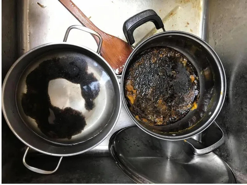 C&aacute;c nguy&ecirc;n nh&acirc;n l&agrave;m cho xoong nồi bị ch&aacute;y